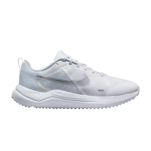 Nike Downshifter 12 Extra Wide 'Blanc Pur Platine' Blanc/Blanc/Platine Pur DM0919 100