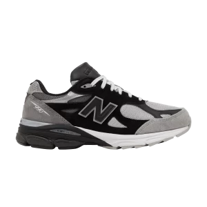 Baskets New Balance DTLR x 990v3 Made in USA 'GR3YSCALE' Noir/Gris M990DL3