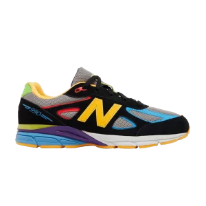 New Balance DTLR x 990v4 Baskets Big Kid 'Wild Style 2.0' Noir GC990DL4