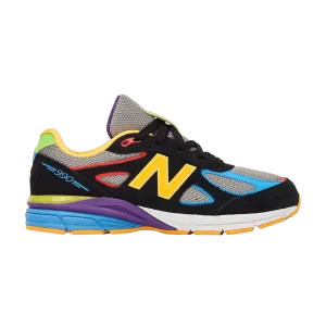 Baskets New Balance DTLR x 990v4 Little Kid 'Wild Style 2.0' Noir PC990DL4