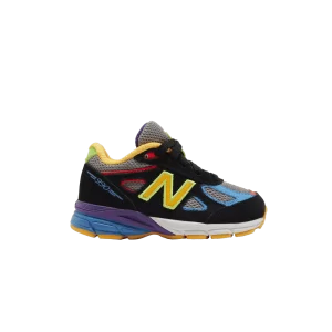 New Balance DTLR x 990v4 Baskets 'Wild Style 2.0' pour tout-petits Noir IC990DL4