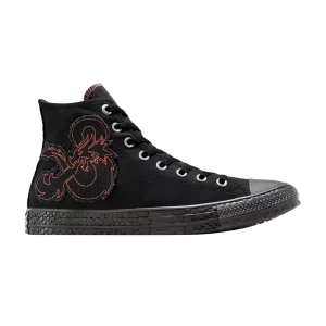 Baskets Converse Dungeons & Dragons x Chuck Taylor All Star High 'Dragon Scales' Noir/Rouge/Blanc A09886C
