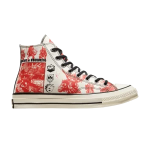 Converse Dungeons & Dragons x Chuck Taylor All Star High 'Egret Red' Baskets Egret/Noir/Multicolore A09883C