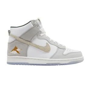 Nike Dunk High GS 'San Francisco Pack – Gold Mountain 'Blanc sommet/Minerai du désert/Os clair/Evergreen/Voile/Or jaune FD1024 100