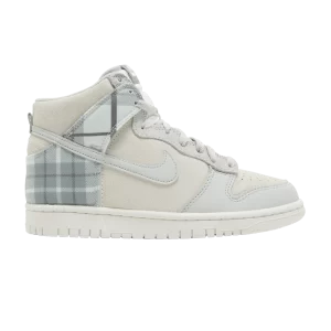 Nike Dunk High SE GS 'Mint Plaid' Blanc sommet/argent clair DV1724 100