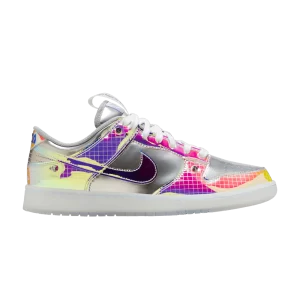Nike Dunk Low SE 'Soyez fidèle à votre ADN - Argent' Argent métallique/Argent métallique/Blanc/Multicolore FN8882 001