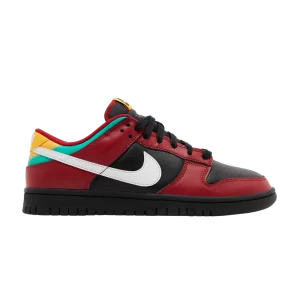 Nike Dunk Low 'Biker Tattoos' Noir/Blanc/Rouge/University Gold/Atomic Teal FZ3057 001
