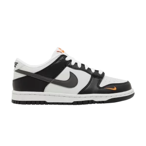 Nike Dunk Low GS 'Black Bright Mandarin' Noir/Argent clair/Mandarin brillant/Cendré moyen FN7784 001