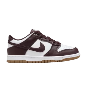 Nike Dunk Low GS 'Burgundy Crush Gum' Blanc/Burgundy Crash/Bubble Gum Marron clair HJ9282 100