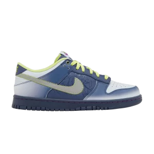 Nike Dunk Low GS 'Halloween – Je suis intrépide !' Bleu diffus/teinte bleue/vert lumineux/rêve fuchsia/argent réfléchissant FQ8354 491