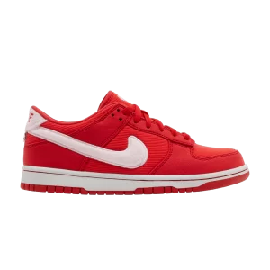 Nike Dunk Low GS 'Valentine's Day 2024' Baskets Rouge feu/Mousse rose/Cramoisi clair/Blanc/Rouge équipe FZ3548 612