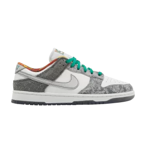 Nike Dunk Low Premium 'Philly' Gris fer/Marron clair/Gris fumée clair/Blanc sommet/Malachite/Or universitaire HF4840 068
