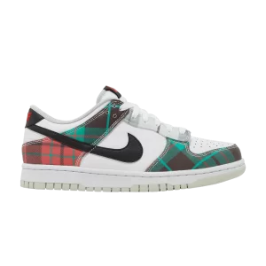 Nike Dunk Low SE GS 'Tartan Plaid' Blanc/Blanc/Rouge université/Noir DV8919 100