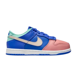 Nike Dunk Low SE PS 'Salmon Toe' Hyper Royale/Emerald Rising/Rouge Stardust/Sandy Drift DZ2874 400