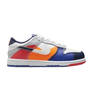 Nike Dunk Low SE PS 'Upside Down' Blanc/Argent clair/Bleu marine minuit/Blanc FQ7673 100