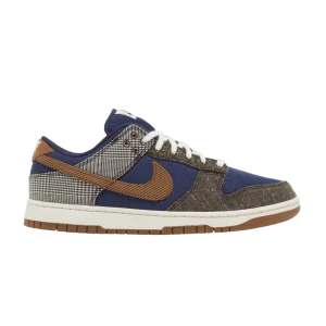 Nike Dunk Low 'Tweed Corduroy' Flotte de minuit/Brown Ale/Ivoire pâle FQ8746 410