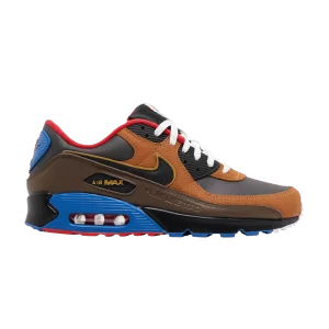 Nike EA Sports x NFL x Air Max 90 'Play Like Mad' Marron velours/Noir/Game Royal/Rouge universitaire/Cacao Wow FN1870 200