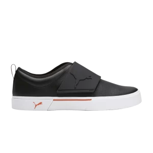 Puma El Rey II Slip On Perf Leather 'Black Chili Powder' Baskets Noir/Chili Powder 384369 05