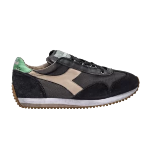 Diadora Equipe H Dirty Stone Wash Evo 'Black Grey Cobblestone' Baskets Noir/Gris Cobblestone 201 174736 C5131