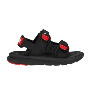 Puma Evolve Sandal Little Kid 'Black Red' Baskets Noir/Blanc/Rouge Forever 389147 01