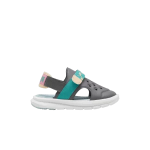Puma Evolve Sandal Toddler 'Summer Camp - Cool Dark Grey 'Cool Charcoal/Sparkling Green/Turquoise Surf 395647 02