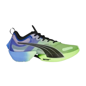 Puma Fast-R Nitro Elite 'Electrocharged' Baskets Royal Sapphire/Effervescent Lime 377320 01