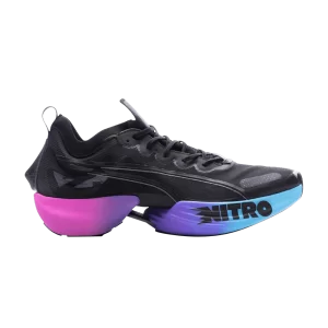 Baskets Puma Fast-R Nitro Elite 'Sunset' Noir/Bleu lumineux/Orchidée électrique 380006 01