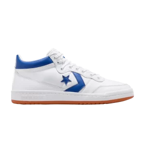Converse Fastbreak Pro Leather Mid 'White Blue' Baskets Blanc/Bleu/Blanc A09867C