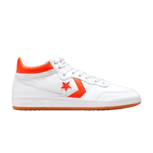 Converse Fastbreak Pro Leather Mid 'White Orange' Baskets Blanc/Orange/Blanc A09185C
