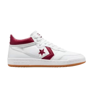 Converse Fastbreak Pro Leather Mid 'White Team Red Gum' Baskets Blanc/Team Rouge/Blanc 169646C