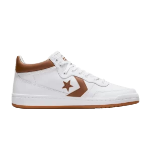 Converse Fastbreak Pro Mid 'White Warm Tan' Baskets Blanc/Tan chaud/Noir A09211C
