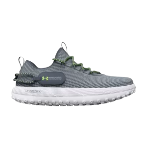 Under Armour Fat Tire Venture 'Harbor Blue Lime Surge' Baskets Bleu Harbor/Lime Splash/Blanc 3027562 400