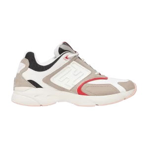 Fendi Faster Trainer 'Cord White Cardinal' Baskets Cord/Blanc/Blanc/Cardinal 7E1555 AKX6 F1JF1