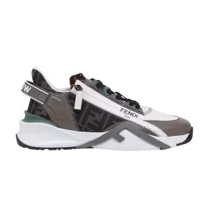 Fendi Flow Slip-On 'Gris Vert' Baskets Gris 7E1392 AJZH F1OU1