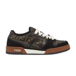 Fendi Match 'FF Jacquard – Baskets Marron Noir 'Marron 7E1688 AQ6I F1PXA