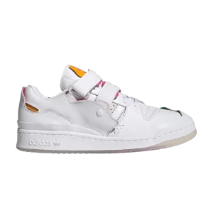 adidas FiSN x Forum 84 Low 'White' Baskets Chaussures Blanc/Chaussures Blanches/Marron Kaki GY2416