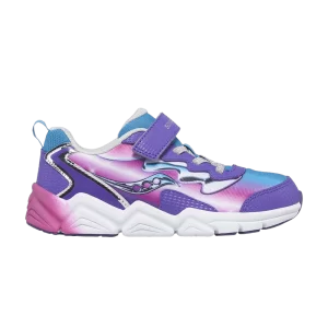 Saucony Flash 3.0 A/C Big Kid 'Teal Purple Chrome' Baskets Noir/Violet/Chrome SK167482