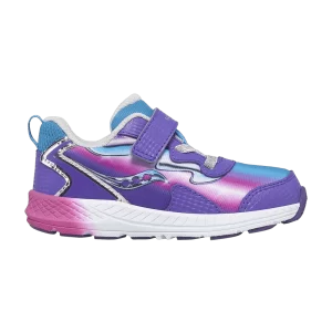 Saucony Flash 3.0 A/C Little Kid 'Teal Purple Chrome' Baskets Til/Violet/Chrome SL167481