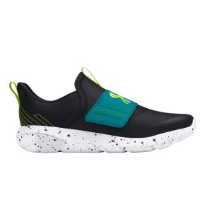 Baskets Under Armour Flash PS 'Speckle' Noir/Til Outline/Jaune haute sécurité 3026707 001