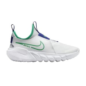 Nike Flex Runner 2 GS 'White Stadium Green' Blanc sommet/Platine pur/Bleu royal profond/Vert stade DJ6038 102
