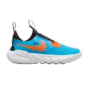 Nike Flex Runner 2 Lil PS 'Blue Lightning Total Orange' Bleu Lightning/Orange Total/Noir/Blanc DZ4487 400