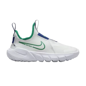Nike Flex Runner 2 PS 'White Stadium Green' Blanc sommet/Platine pur/Bleu royal profond/Vert stade DJ6040 102
