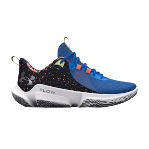 Under Armour Flow FUTR X 2 LE 'Carnival – Brilliant Blue' Baskets Noir/Bord Rose 3026757 001