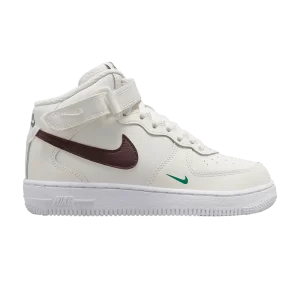Nike Force 1 Mid SE PS '40th Anniversary – Sail Brown Basalt' Parus/Malachite/Blanc/Brown basalt FJ2895 100