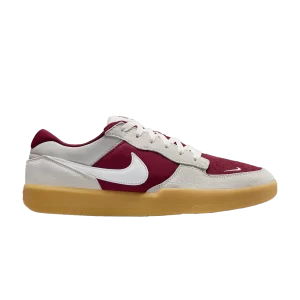 Nike Force 58 SB 'Team Red Gum Light Brown' Rouge équipe/Blanc sommet/Bubble Gum marron clair/Blanc DV5477 601