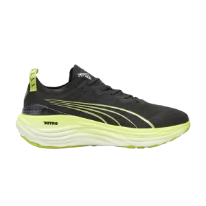 Puma ForeverRun Nitro 'Black Lime Pow' Baskets Noir/Lime Pow/Gris Minéral 380073 01