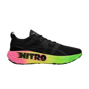 Puma ForeverRun Nitro 'Futrograde – Black' Baskets Noir/Vert gecko 380005 01