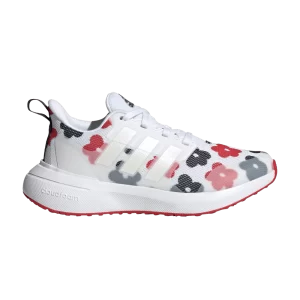adidas FortaRun 2.0 Cloudfoam Sport Big Kid 'Floral' Nuage Blanc/Zéro Métallique/Meilleur Écarlate GZ9758