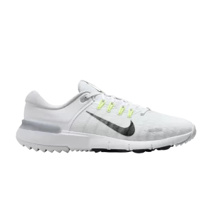 Nike Free Golf Next Nature Wide 'Blanc Noir' Blanc/Platine pur/Gris loup/Noir FQ7875 101