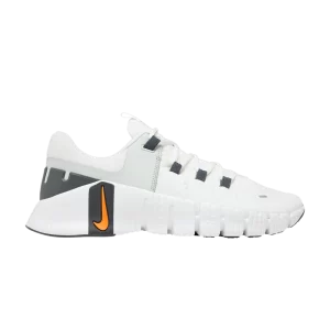 Nike Free Metcon 5 'White Bright Mandarin' Blanc sommet/Argent clair/Gris fer/Mangerine brillante DV3949 101